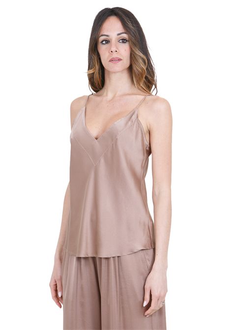 SILK SATIN SLIP FORTE FORTE | Top | 14585MYTOP3002